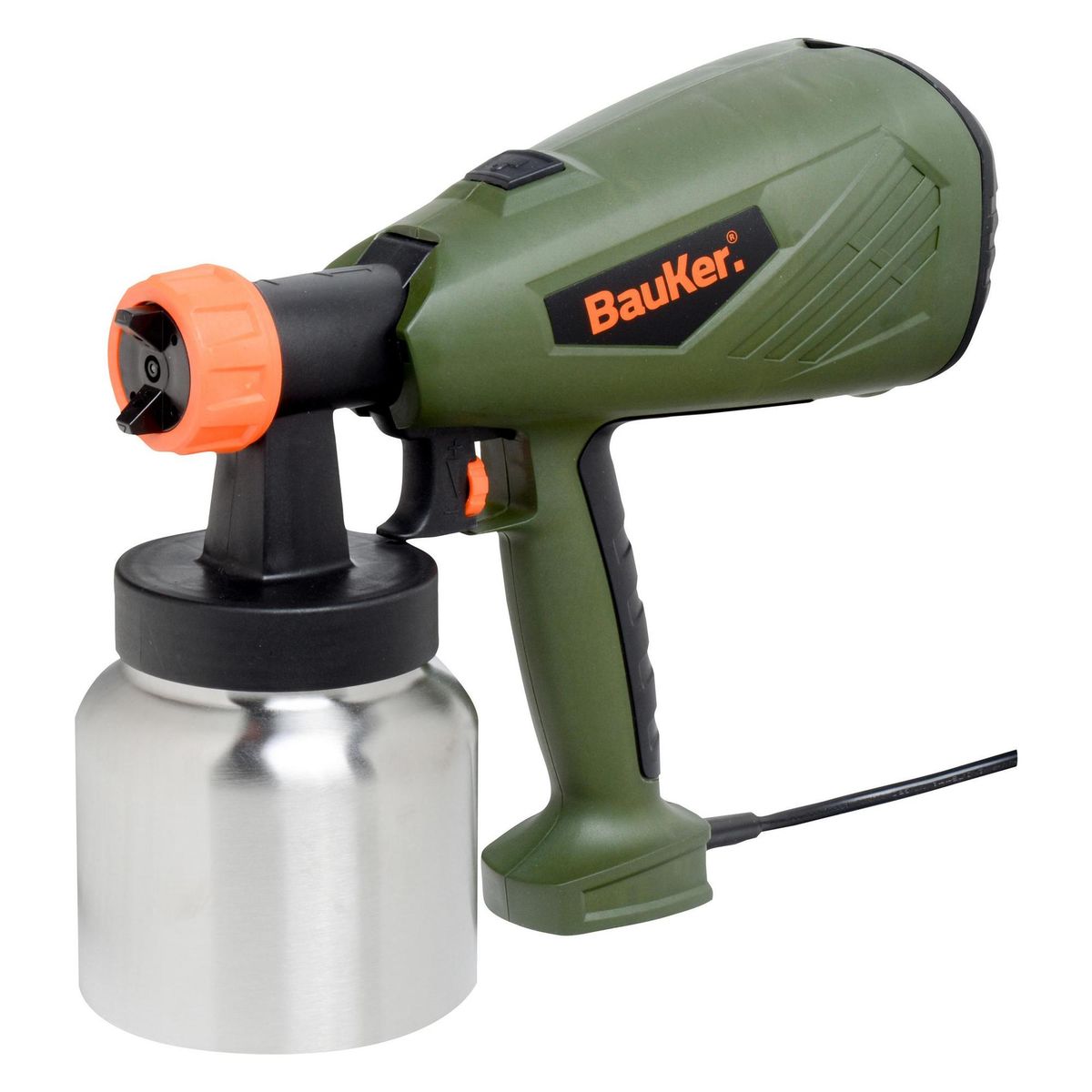 BAUKER - Pistola para Pintar Bauker 500w 800 ml Hogar Bricolaje