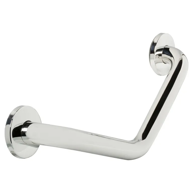 Barra de seguridad curva para baño 45 cm cromado