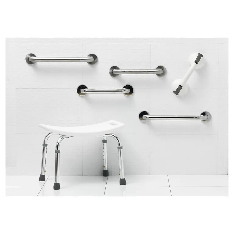 Barra de seguridad para baño 30 cm niquelado
