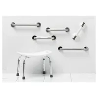 Barra de seguridad para baño 40 cm niquelado