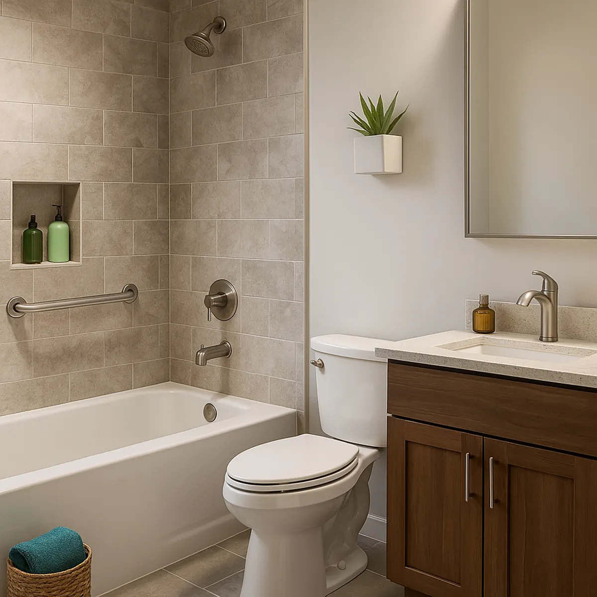 SENSI DACQUA - Barra de seguridad para baño 60 cm niquelado