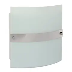 CASA BONITA - Apliqué 23cm vidrio blanco