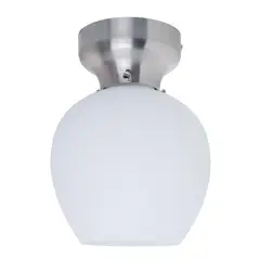 CASA BONITA - Lámpara Techo Vidrio Blanco