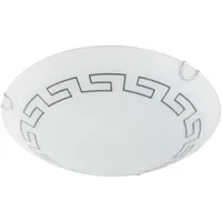 Plafón 30 cm 2 luces 60 W