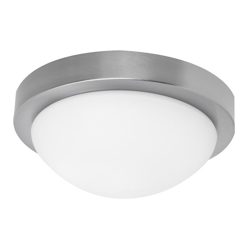 JUST HOME COLLECTION - Plafón 25 cm 60 W. Plata