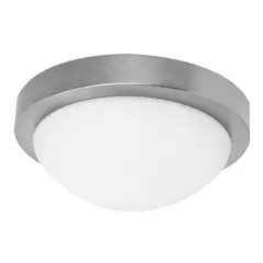 JUST HOME COLLECTION - Plafón 25 cm 60 W. Plata