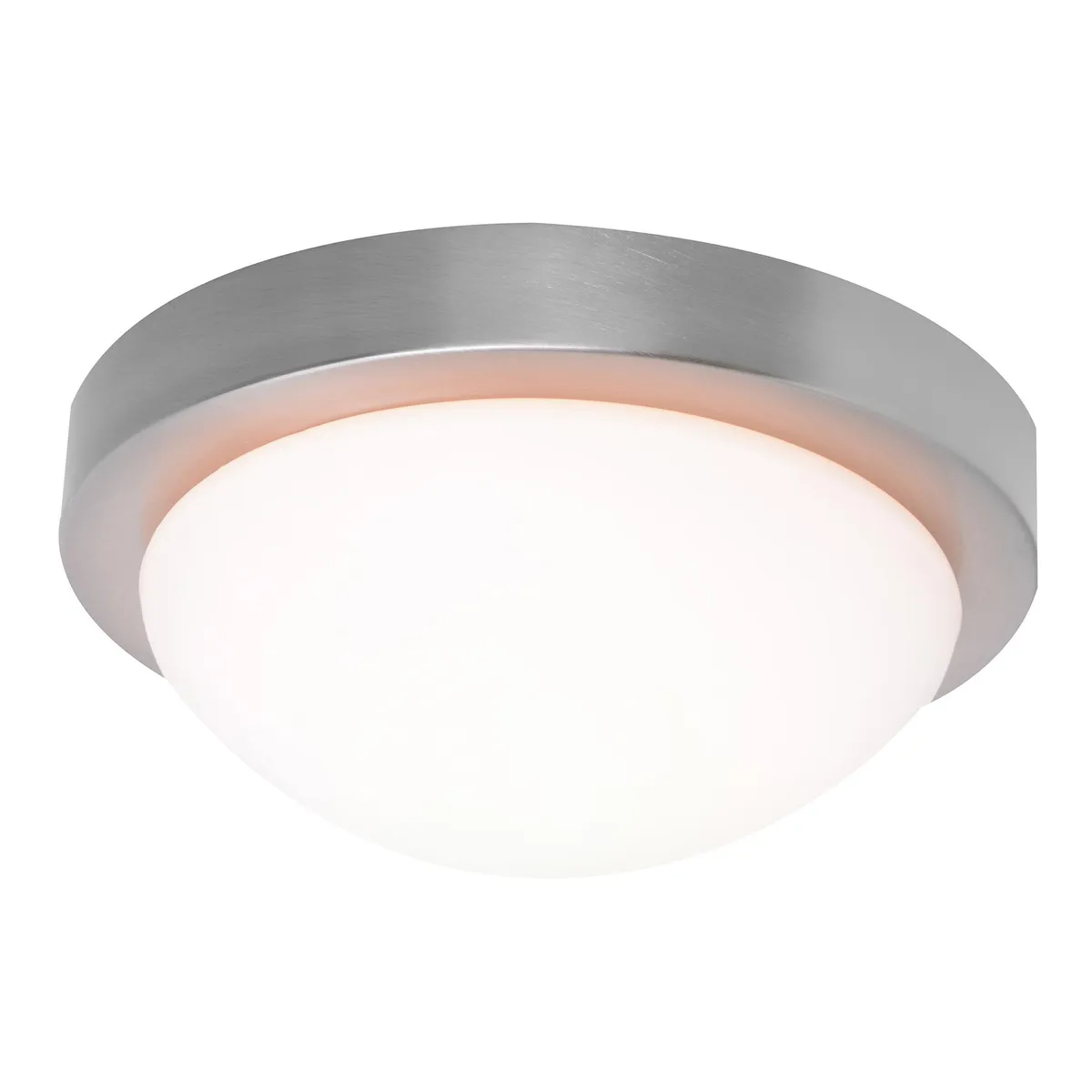 JUST HOME COLLECTION - Plafón 25 cm 60 W. Plata