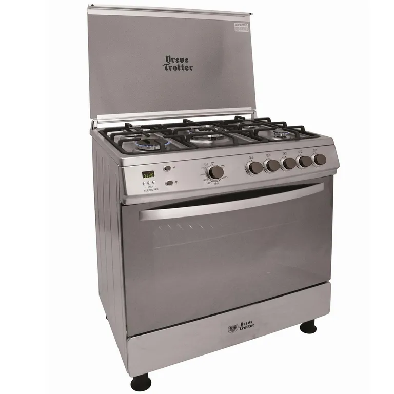 URSUS TROTTER Cocina a Gas 5 Platos Inox EURO80 PRO GL