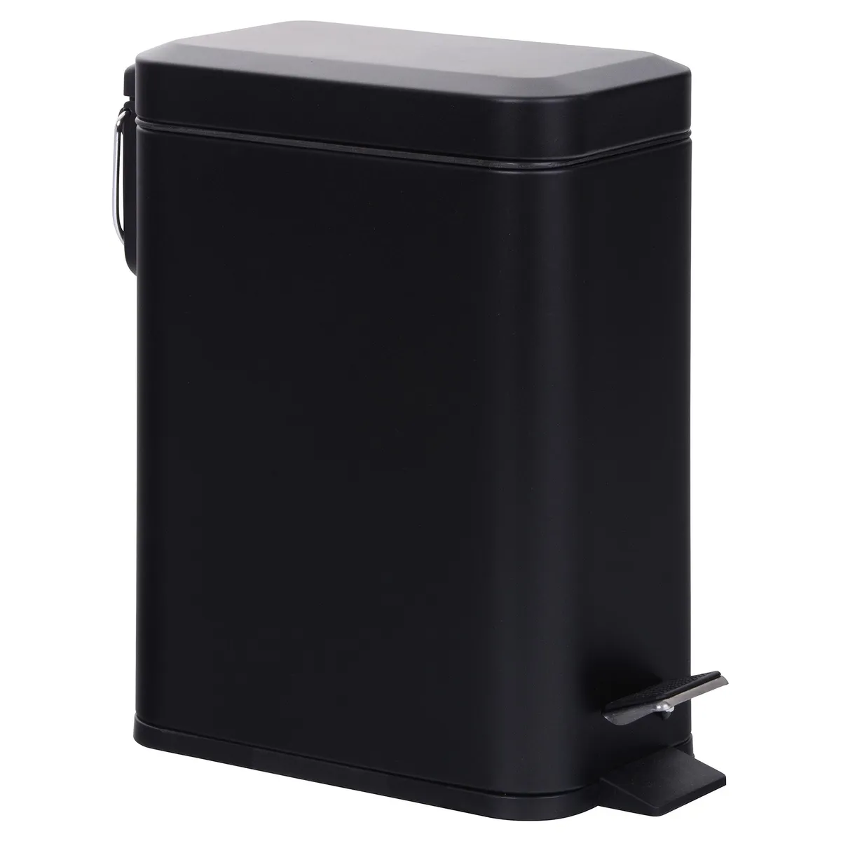 JUST HOME COLLECTION - Basurero 5 Litros Metal Negro