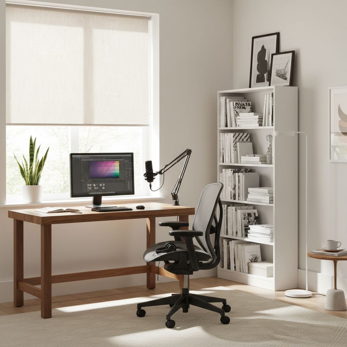 JUST HOME COLLECTION - Cortina Roller Black Out Texturada Beige