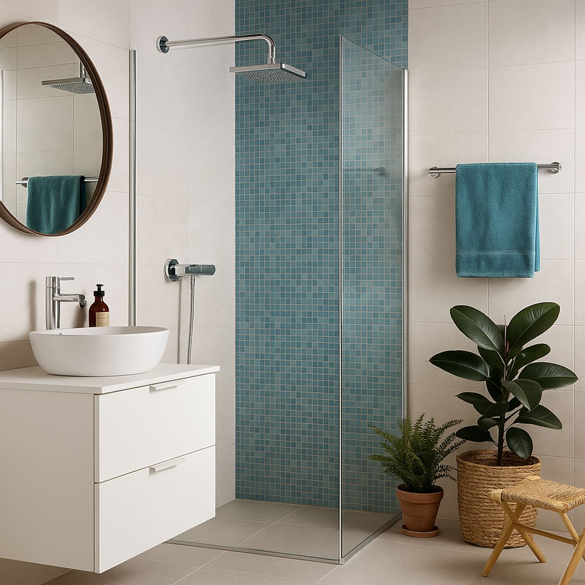 SENSI DACQUA - Plato para ducha 8" plástico