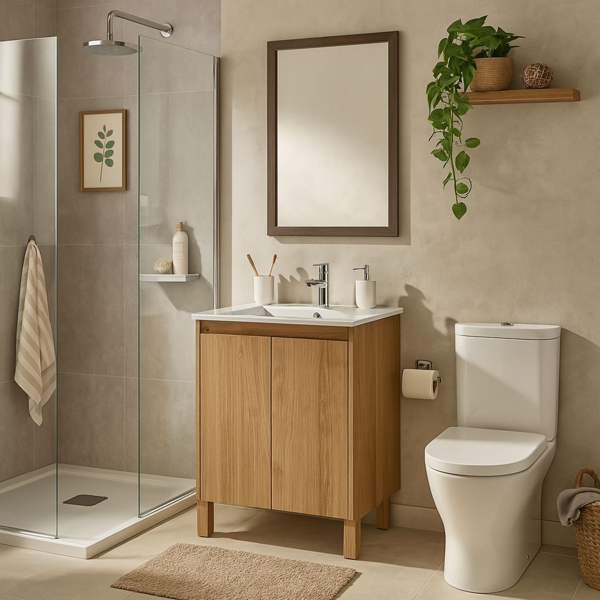 SENSI DACQUA - Plato para ducha 8" plástico