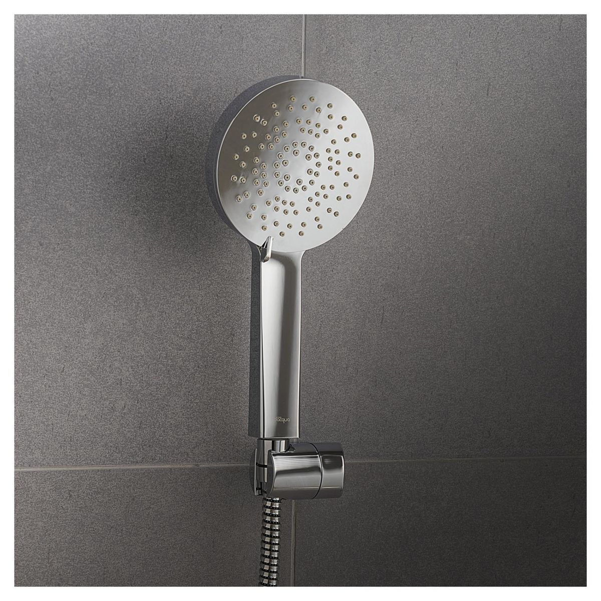 SENSI DACQUA - Juego de ducha con flexible plástico cromo