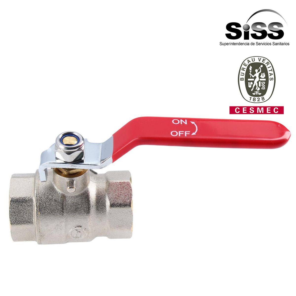 HUMBOLDT - Válvula bola 3/4" HI metal