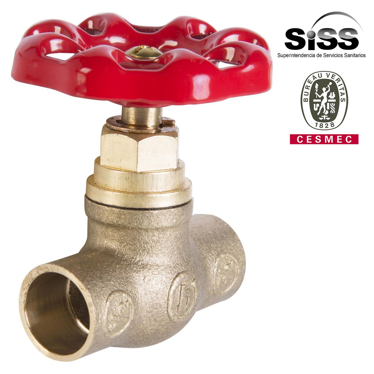 HUMBOLDT - Llave de paso 1/2" SO bronce