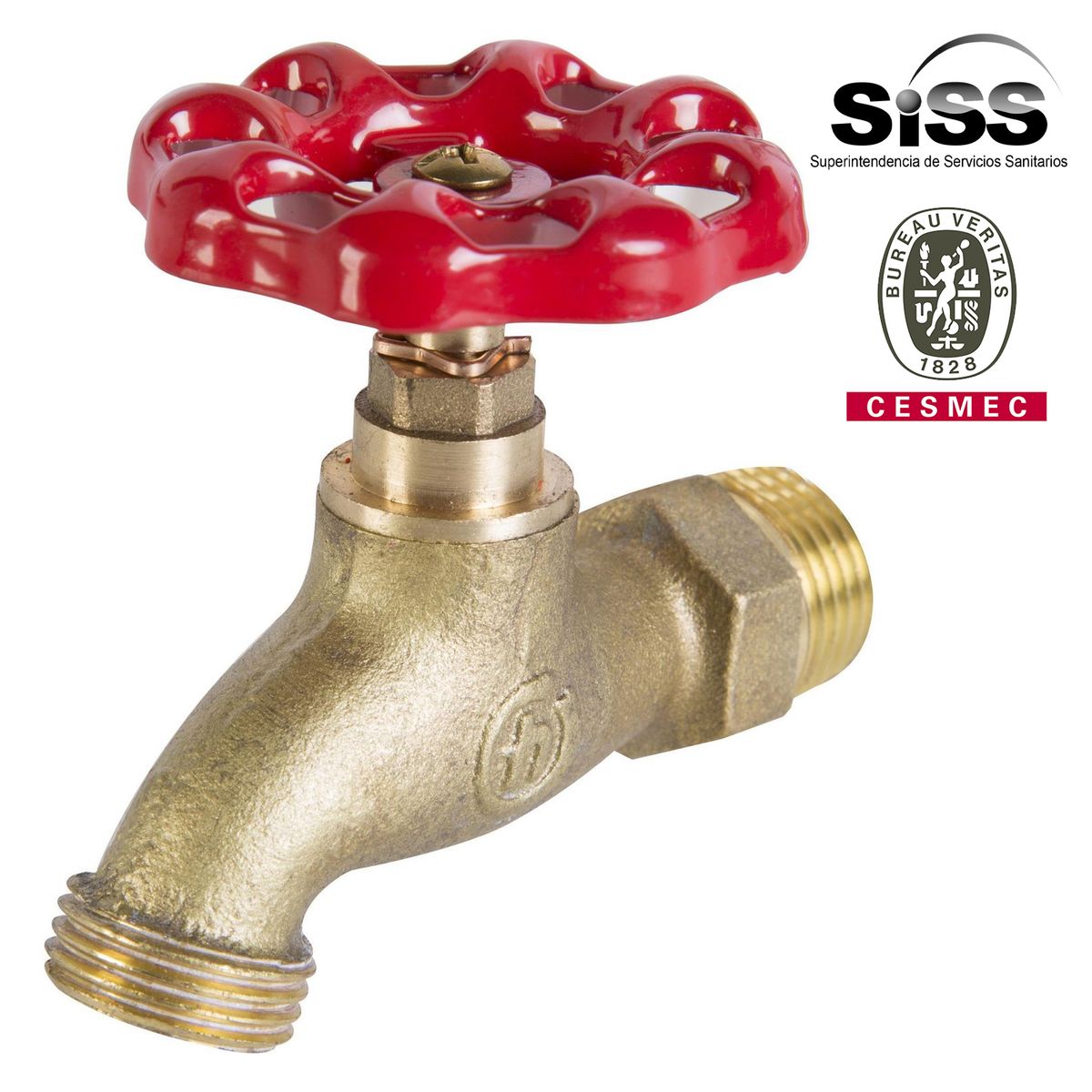 HUMBOLDT - Llave de jardín 1/2" HE bronce