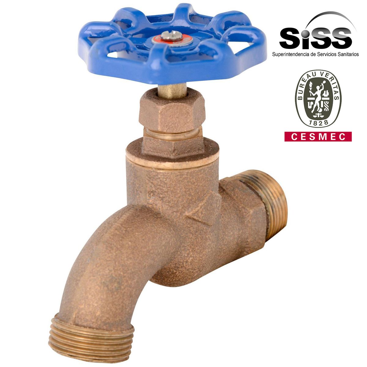 HUMBOLDT - Llave de jardín 3/4" HE bronce