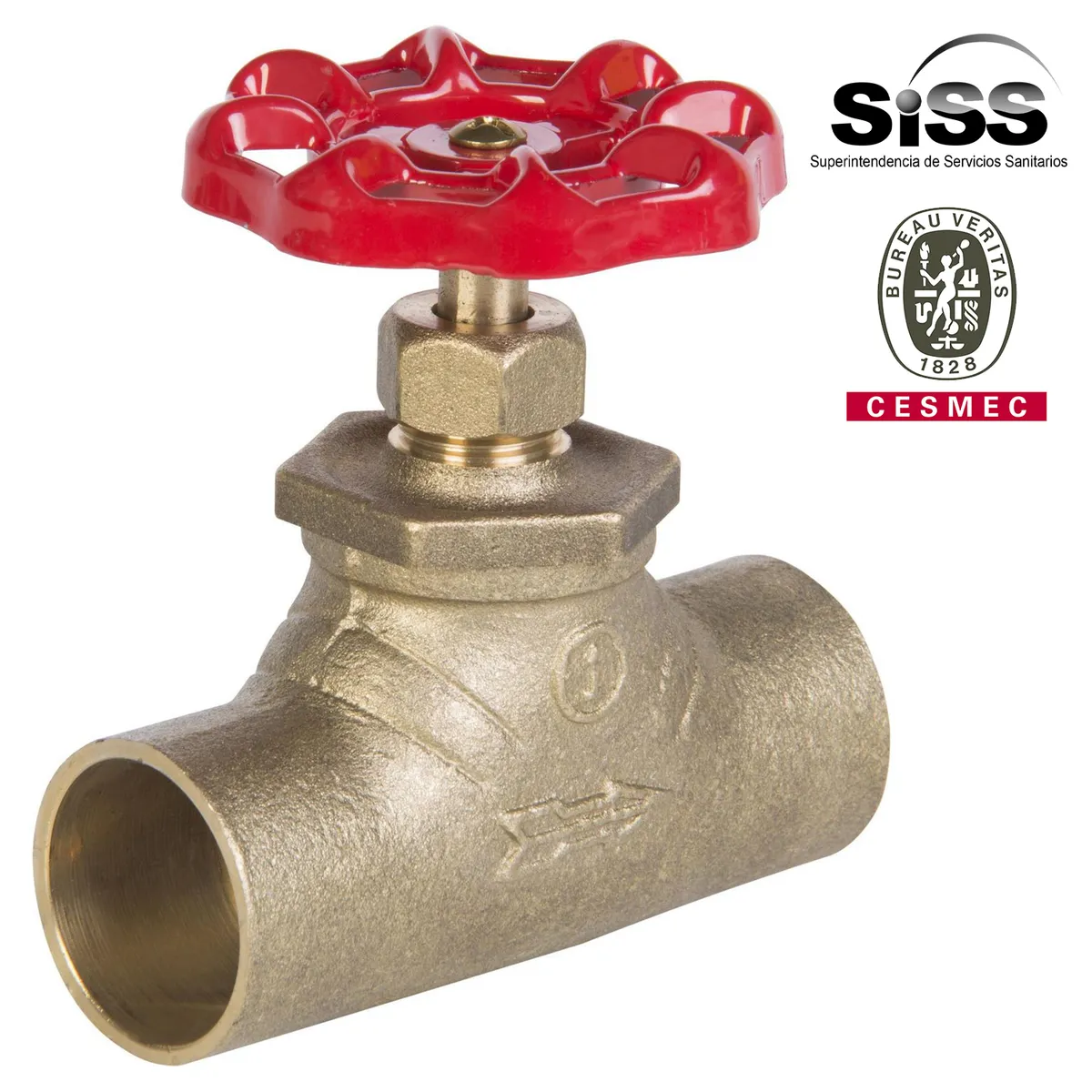 HUMBOLDT - Llave de paso 1" SO bronce