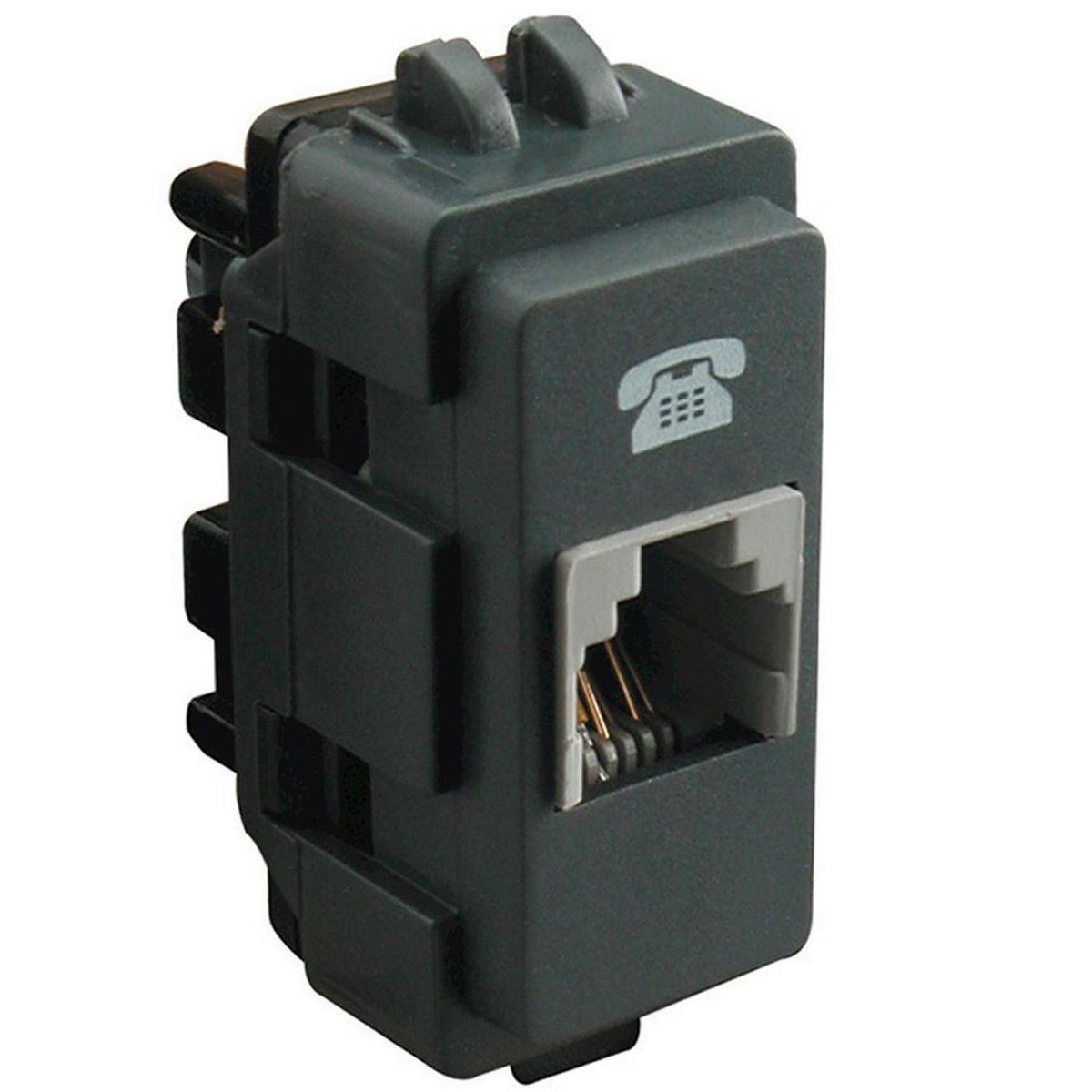 SCHNEIDER ELECTRIC - Módulo Toma Telefónica Rj11 Conexión Datos Noir Genesis