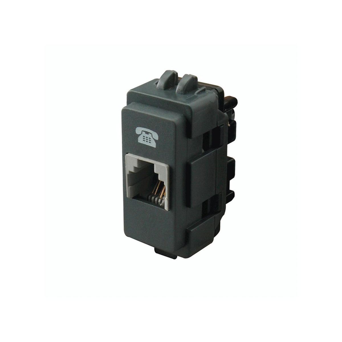 SCHNEIDER ELECTRIC - Módulo Toma Telefónica Rj11 Conexión Datos Noir Genesis