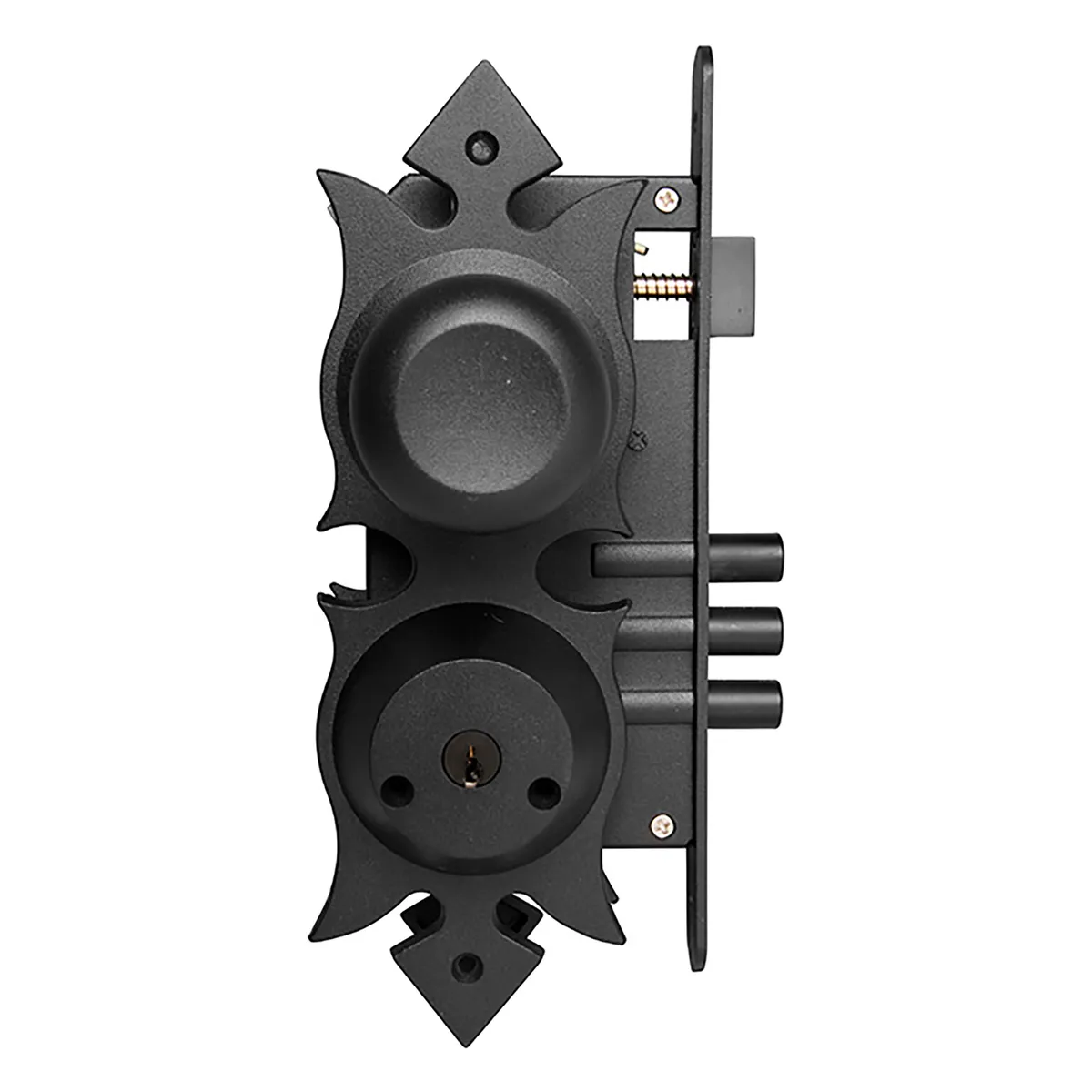 ODIS - Cerradura Cerradura de acceso Manilla Embutida Negro 