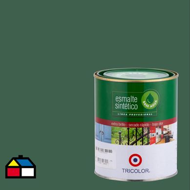 Esmalte sinttico base agua verde trbol 1/4 gl