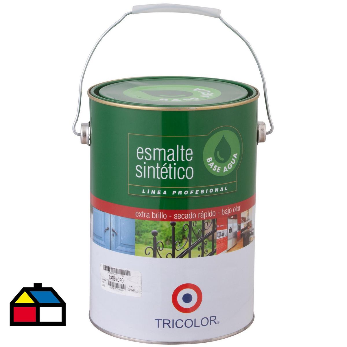 TRICOLOR - Esmalte Sintético Galón 1 galón(es) Brillante Café
