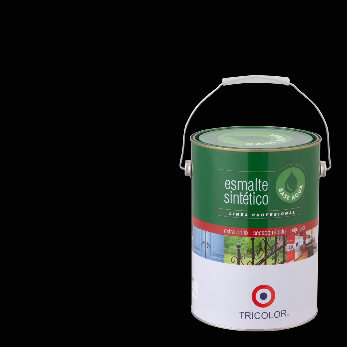 TRICOLOR - Esmalte Sintético Galón 1 galón(es) Brillante Negro