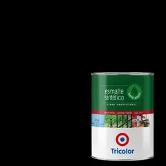 TRICOLOR - Esmalte Sintético Tarro 0.25 galón(es) Brillante Negro