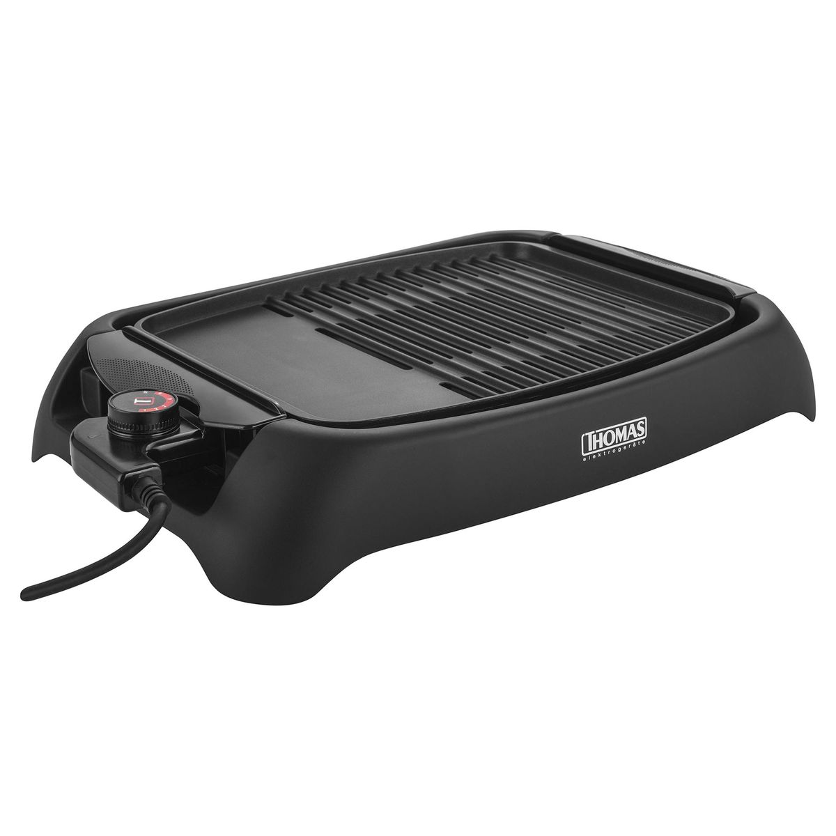 THOMAS - Parrilla Eléctrica 1000 W Negro TH-180