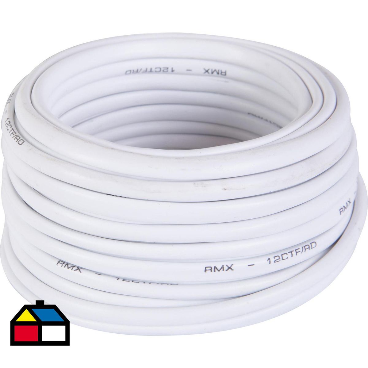 ROIMEX - Cable telefónico 6 pares 24 AWG 10 metros Blanco