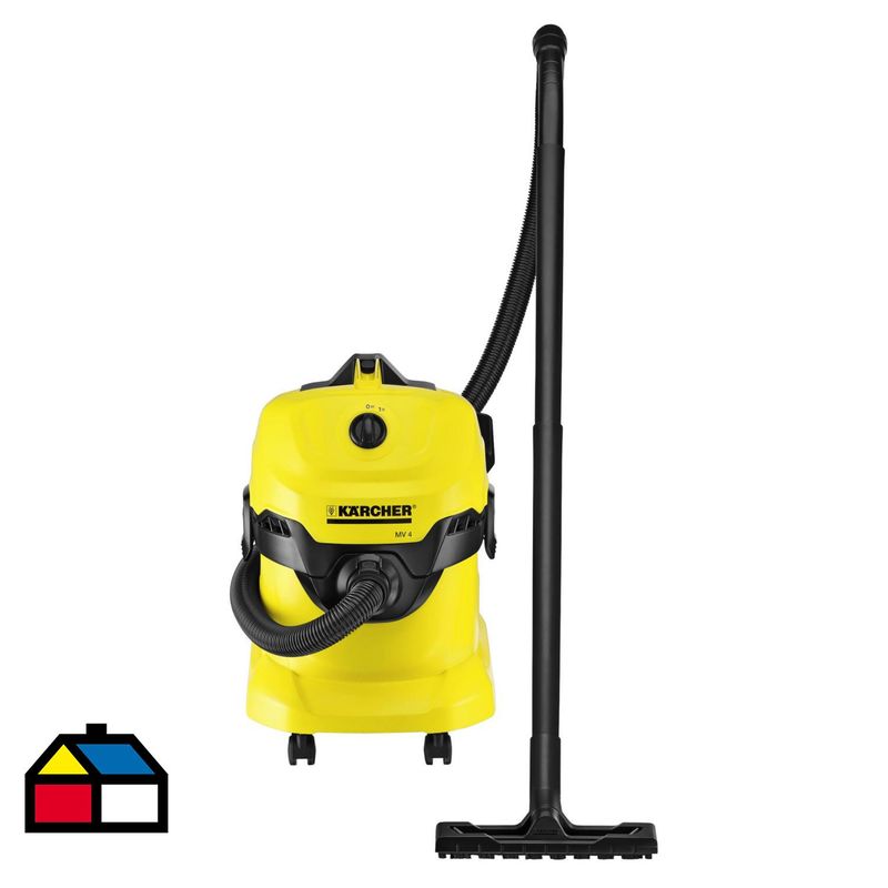 KARCHER - Aspiradora Seco Húmedo 1000 W 20 Litros WD4