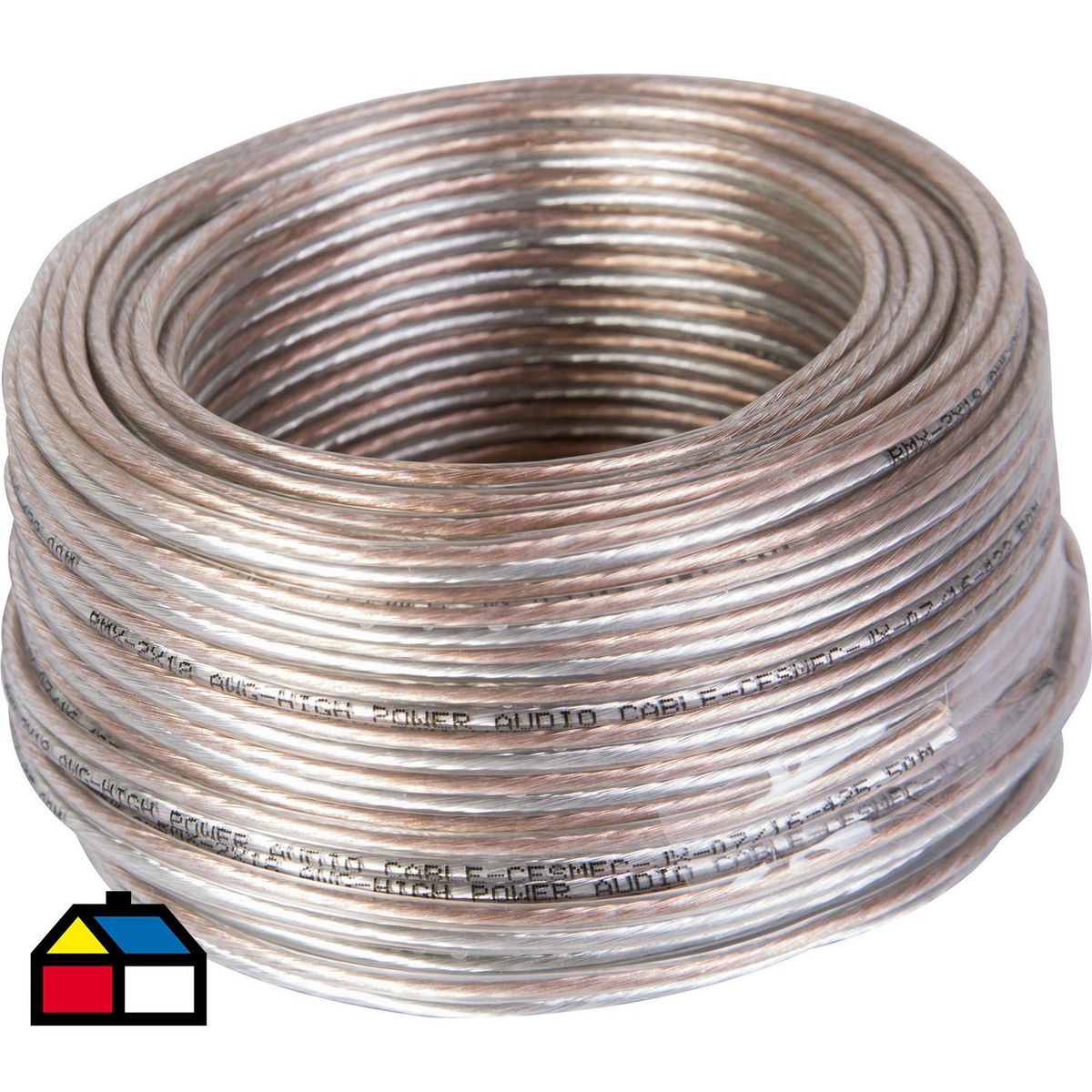 ROIMEX - Cordón SPT 2x18AWG/0,75MM2 25 metro(s) Transparente