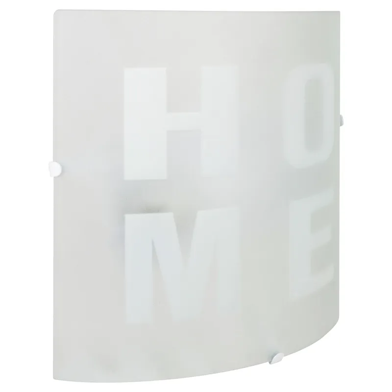 BP ILUMINACION - Apliqué Home metal y vidrio blanco y gris