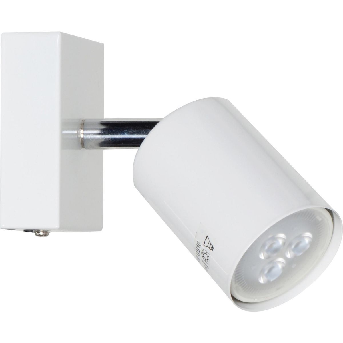 BP ILUMINACION - Apliqué Silo 1 Luz Acero Blanco