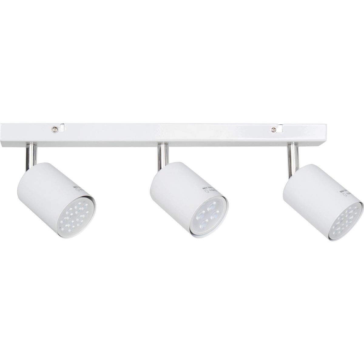 BP ILUMINACION - Barra Led Silo 3 Luces Acero Blanco