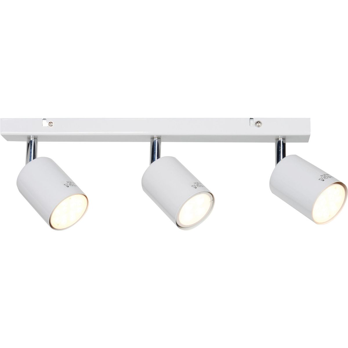 BP ILUMINACION - Barra Led Silo 3 Luces Acero Blanco