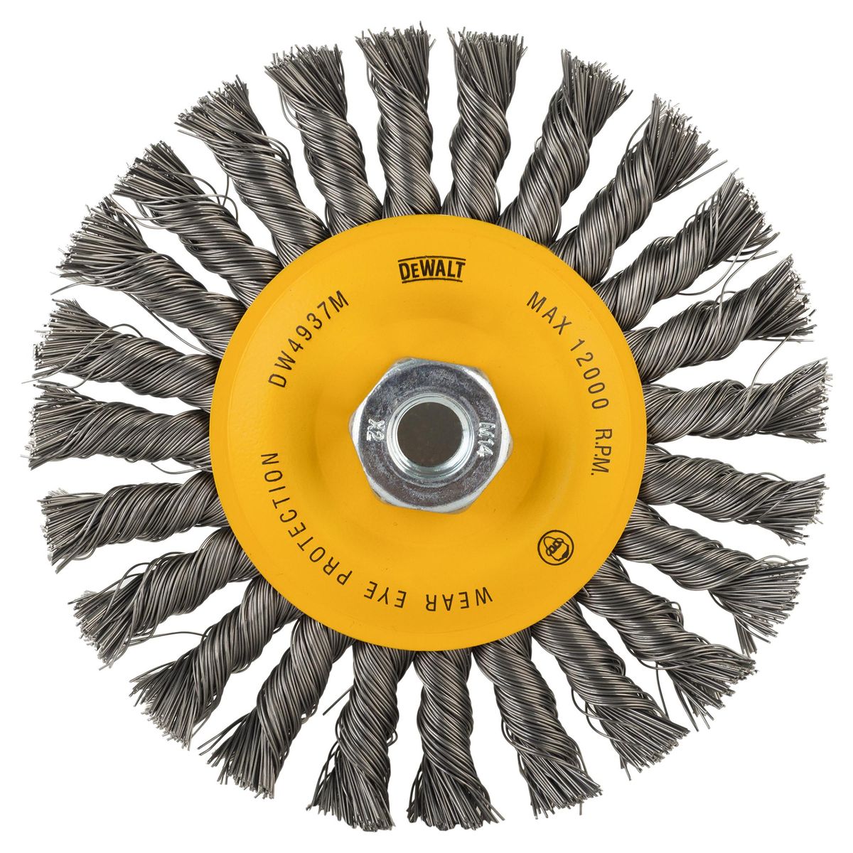 DEWALT - Grata rueda plana 6" acero