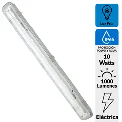 HALUX - Equipo estanco led 1x10W