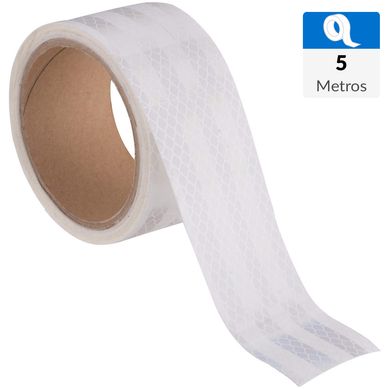Cinta reflectante 5 m blanca