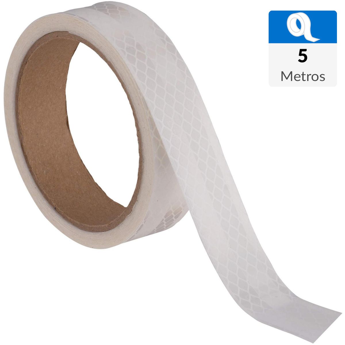 TOPEX - Cinta reflectante 5 m blanca