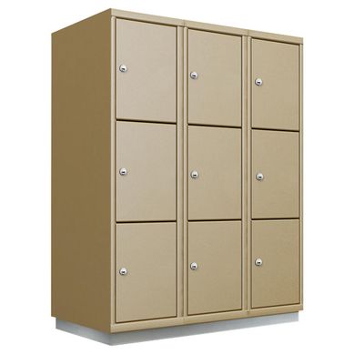 Locker acero 9 puertas con llave