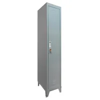 Locker con Portacandado 1 Puerta(s) 1 Repisa(s) 50xx29 cm Gris