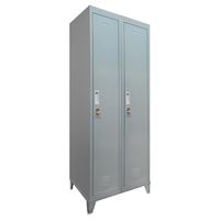 Locker con Portacandado 2 Puerta(s) 3 Repisa(s) 50xx56,5 cm Gris