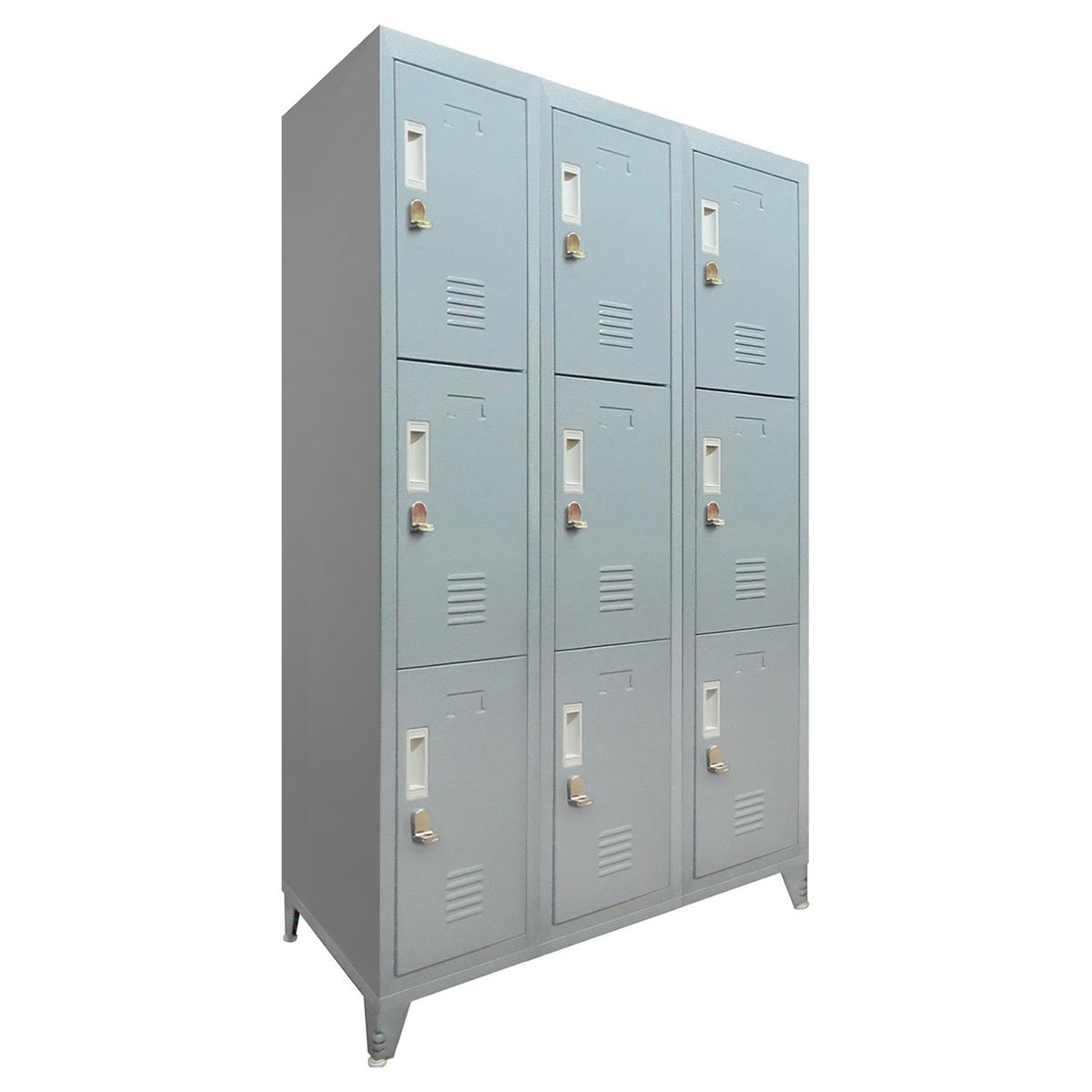 MALETEK - Locker con Portacandado 9 Puerta(s) 50x166x83 cm Gris