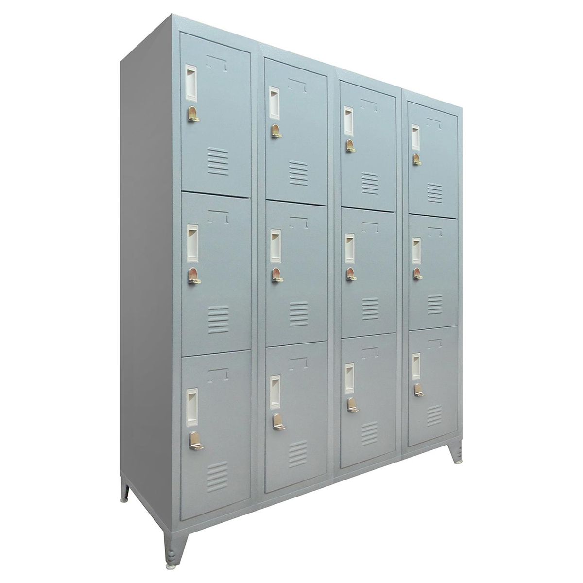 MALETEK - Locker con Portacandado 12 Puerta(s) 50x166x111 cm Gris
