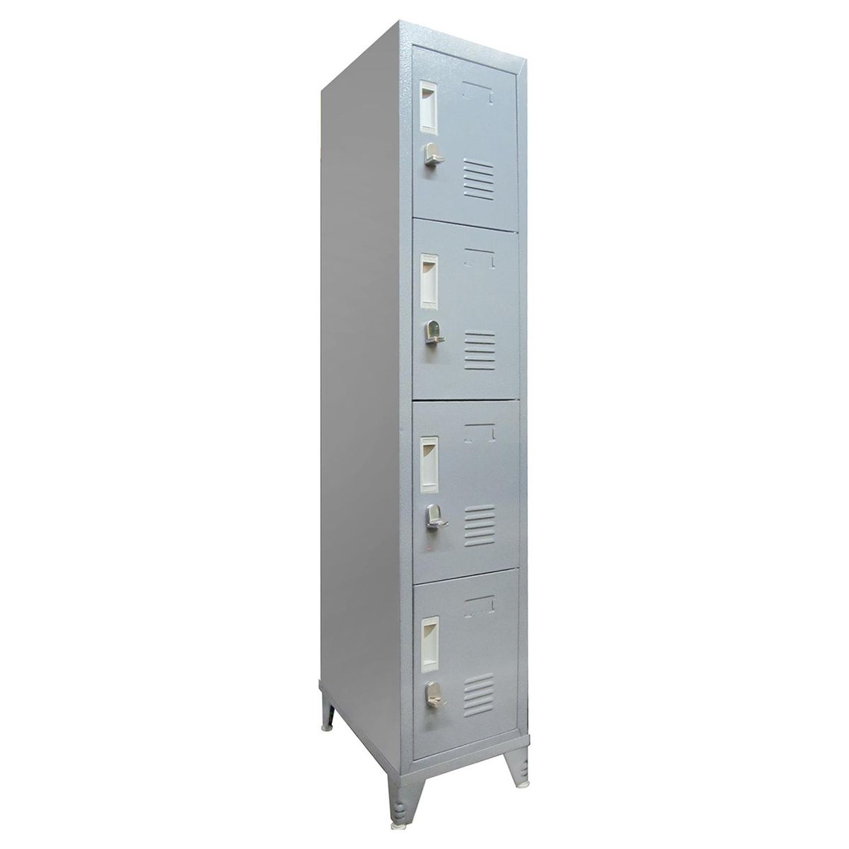 MALETEK - Locker con Portacandado 4 Puerta(s) 50x166x29 cm Gris