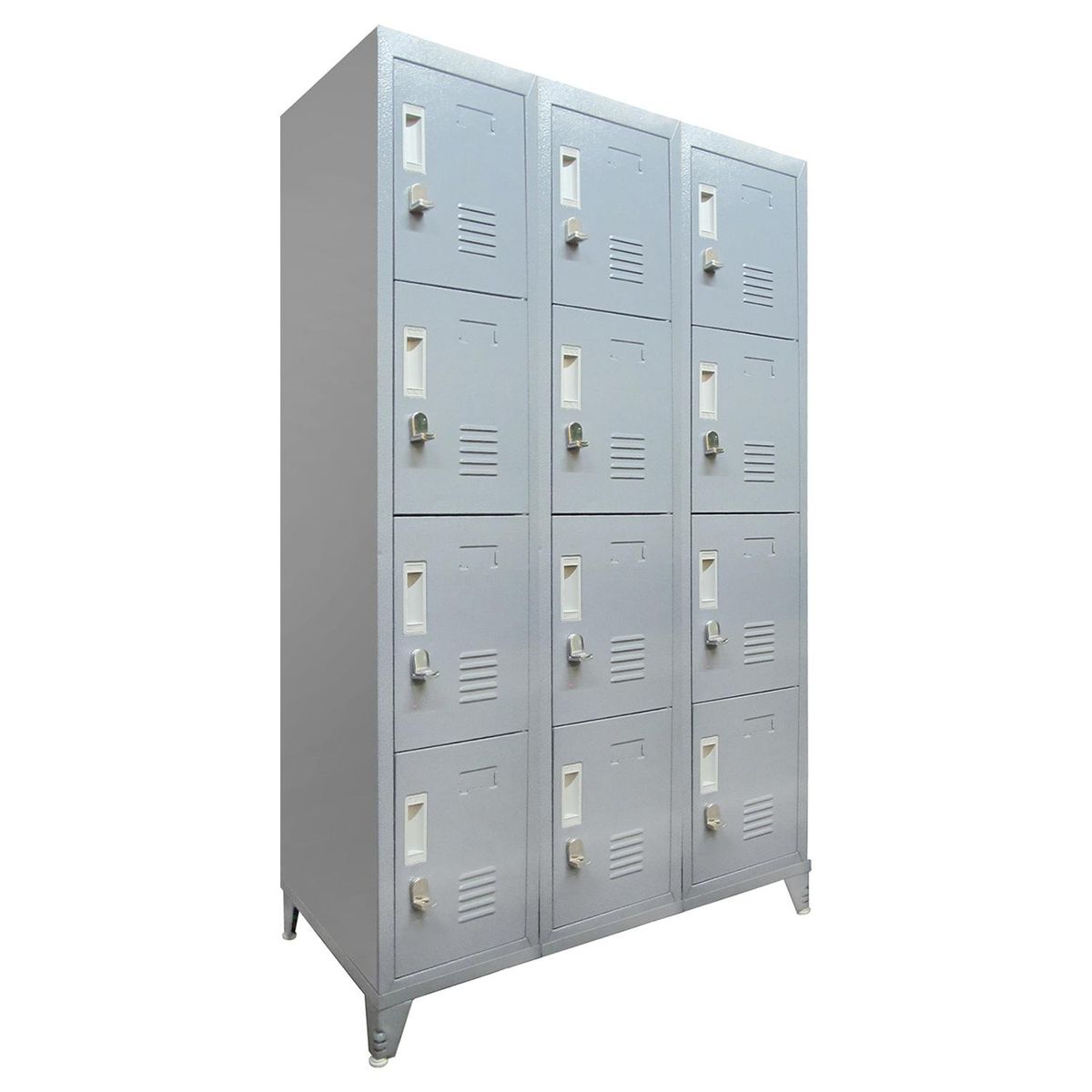 MALETEK - Locker con Portacandado 12 Puerta(s) 50x166x83 cm Gris