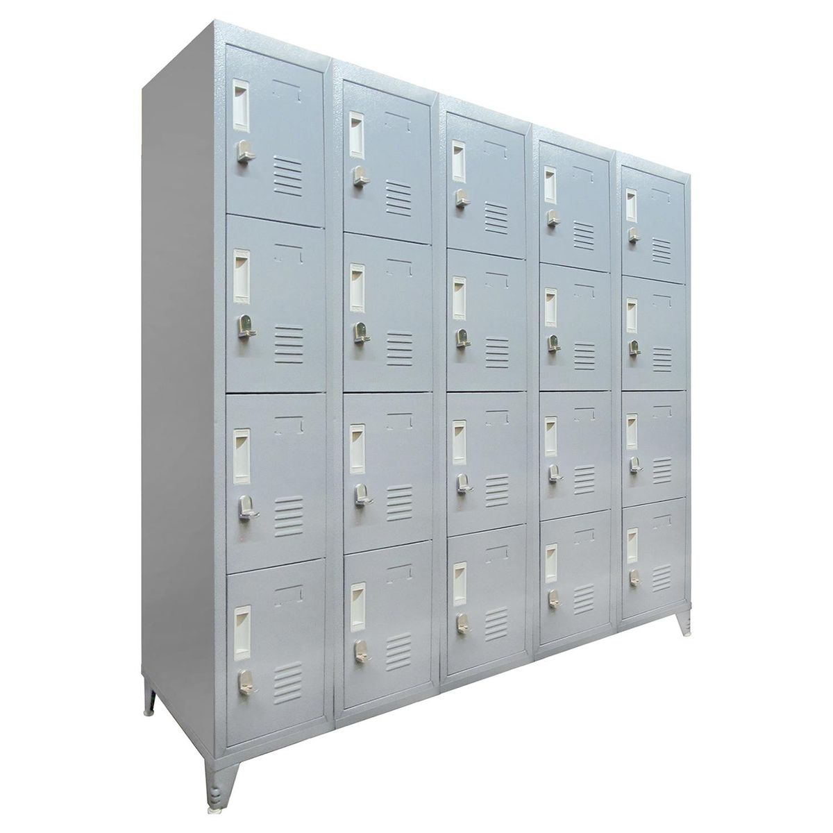 MALETEK - Locker con Portacandado 20 Puerta(s) 50x166x137 cm Gris