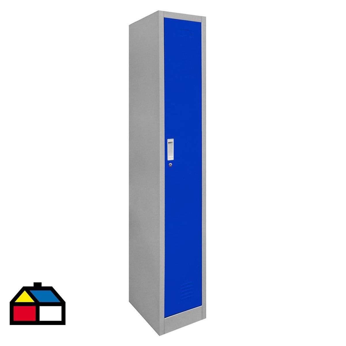 MALETEK - Locker de Oficina con Llave 1 Puerta(s) 50x166x29 cm Gris